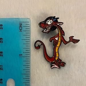 Disney Mulan Mushu the dragon lapel pin